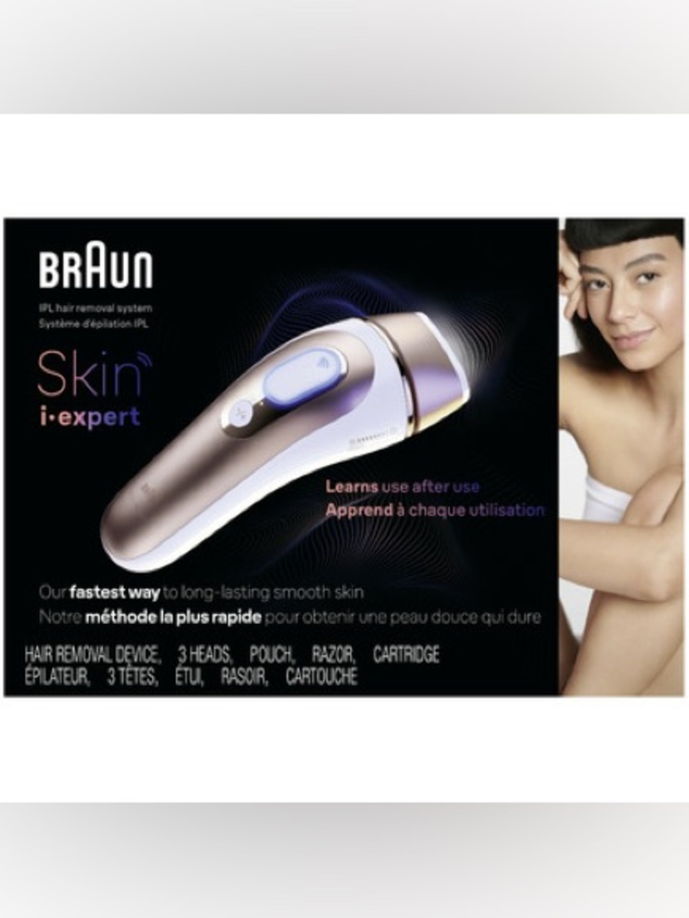 Braun IPL skin I-expert PL7243 white and bronze